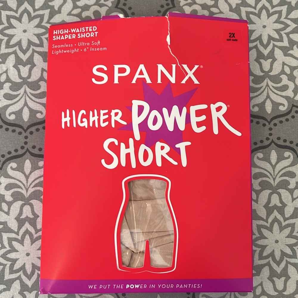 Spanx Higher Power Shaper Short 2X